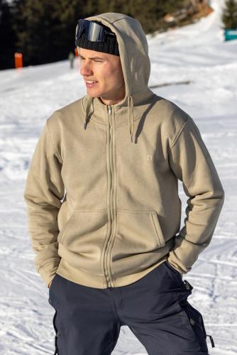 Preview: rukka Hugo WF Hoodie Jacke unisex mit Drucklogo farbig - seneca rock