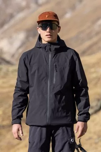 rukka Lemar men's rain jacket - black