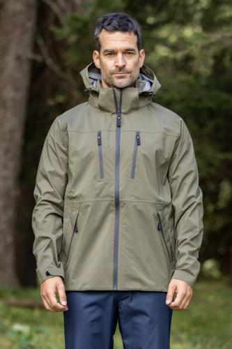 Preview: rukka Darek 3-Lagen Regenjacke - antique moos