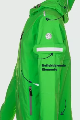 rukka Trailblaze men's rain jacket - indian teal