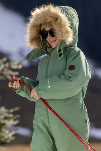 rukka Jamin Kinder Thermo Overall für Kleinkinder - dress blue print