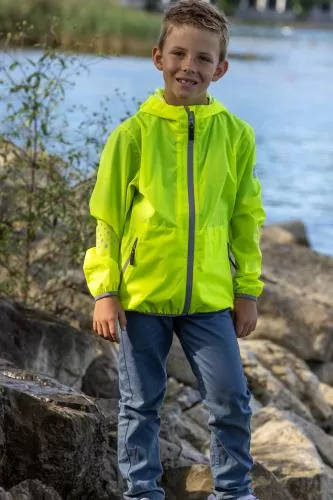 rukka Stina Kinder Regenjacke - radiant orchid