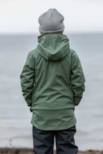 rukka Jem Kinder Regenjacke - hedge green