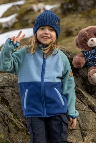 rukka Mian Kinder Fleece Jacke - sundry tomato