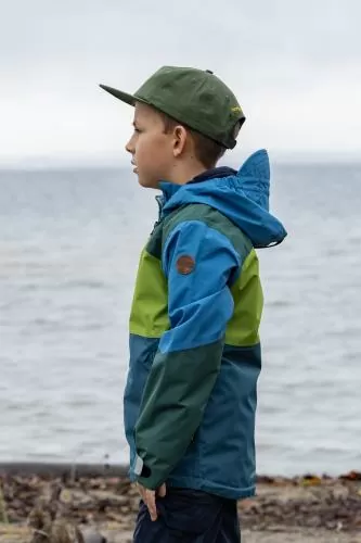 rukka Wynn children's rain jacket - kelp forest