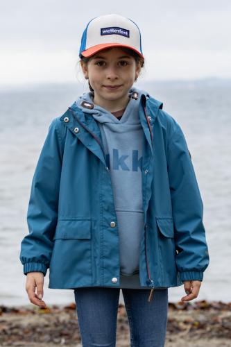 rukka Suri Kinder Regenjacke - indian teal