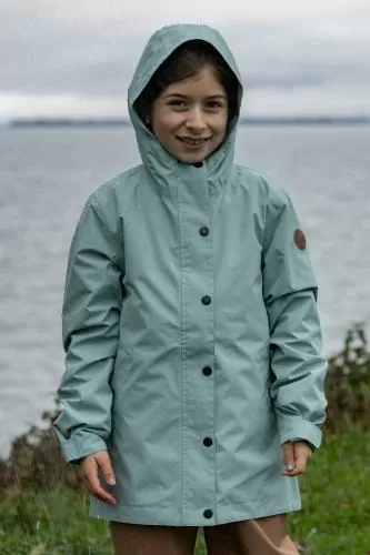 rukka Sita Kinder Regenjacke - majolica blue