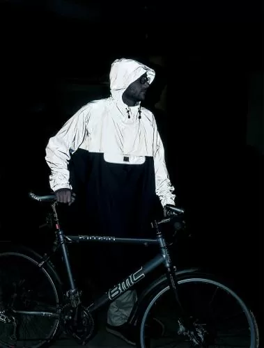 rukka RIVER reflective Poncho fluorescent lemon