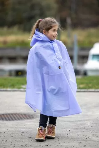 rukka Eva Kinder Regenponcho - lavender