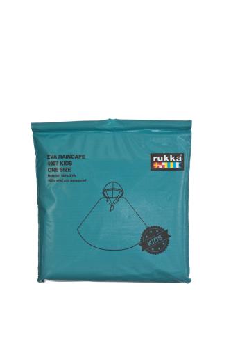 Preview: rukka Eva Kinder Regenponcho - arctic