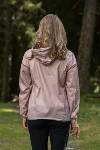 rukka Shelter Damen Regenjacke - woodrose