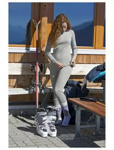 rukka Annick Damen langarm Shirt - grey mélange