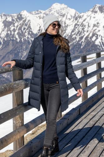 Preview: rukka Jannine Damen Daunenmantel - black
