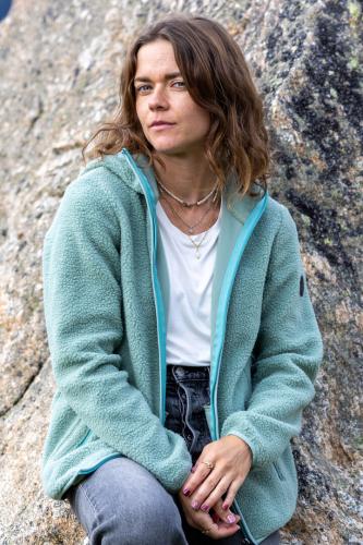 Preview: rukka Bee Damen Sherpa Jacke - mauve shadows