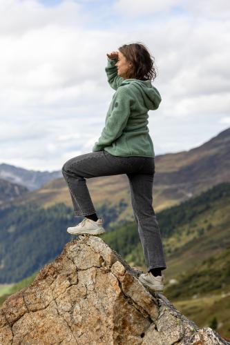 Preview: rukka Bee Damen Sherpa Jacke - green bay