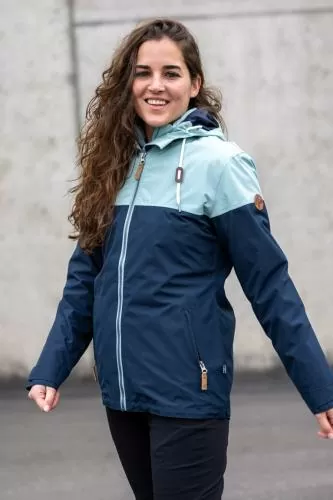 rukka Nala Damen Regenjacke - blue surf