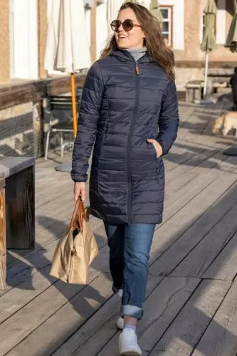 rukka Pac Coat Damen Thermo Mantel - china blue