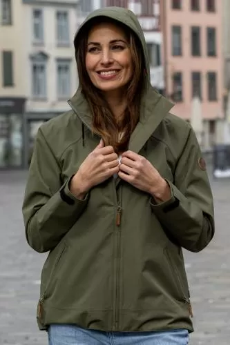 rukka Gemma Damen Regenjacke - cayenne red