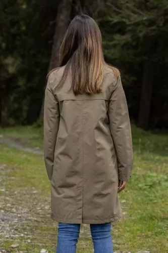 rukka Isla Damen Regenmantel - darkest spruce