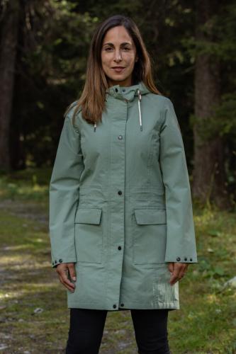 Preview: rukka Letti Damen Regenmantel - french oak