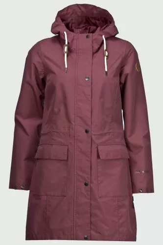 rukka Letti Damen Regenmantel - catawba grape