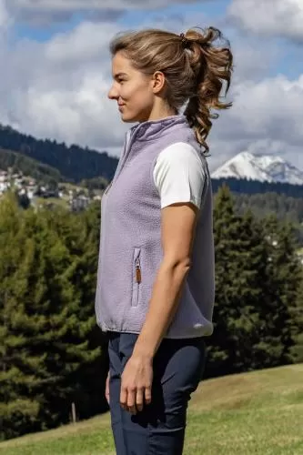 rukka Flora Damen Fleece Gilet - lavender aura