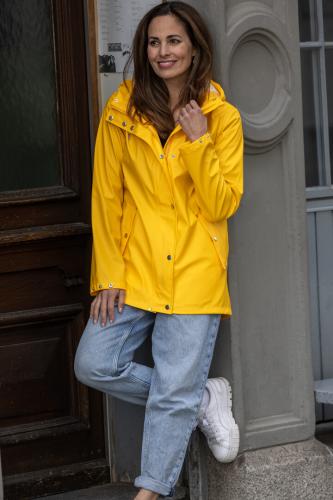 Preview: rukka Vera Damen Regenjacke - lemon chrome