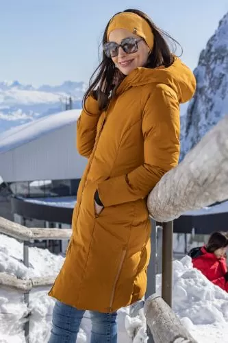 rukka Riley Damen Wintermantel - dark navy