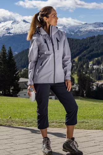 rukka Dora 3 layer rain jacket Ladies - lavender aura