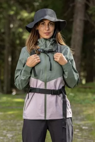 rukka Thea 3 layer rain jacket Ladies - thyme