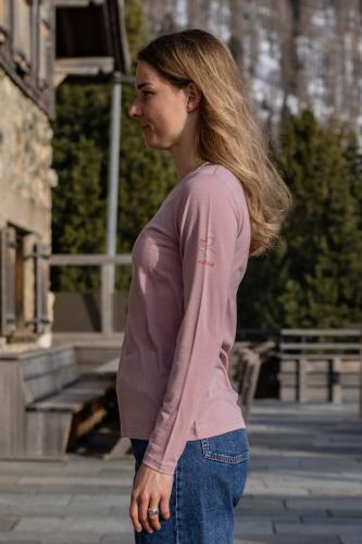 Preview: rukka Luisa Merino langarm Shirt - woodrose