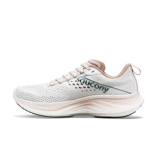 Saucony Running Shoes Ride 17 - white/lotus