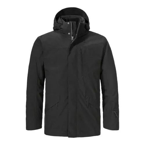 Schöffel 3in1 Parka Style Borkol MNS - schwarz