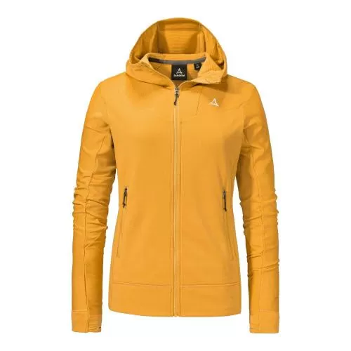 Schöffel Fleece Hoody Style Blaueis WMS - orange