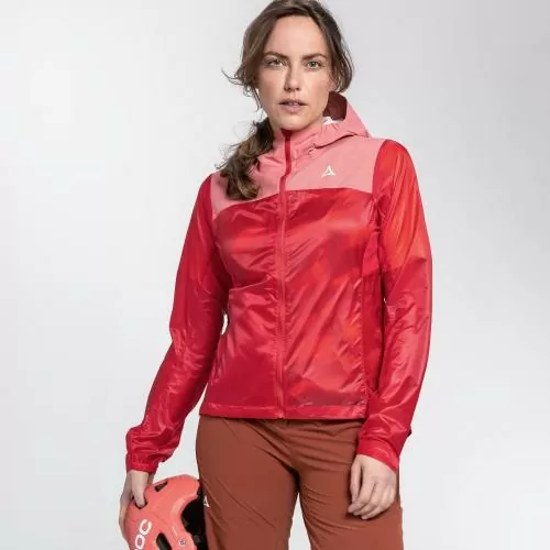 Schöffel Hybrid Jkt Flow Trail L - red