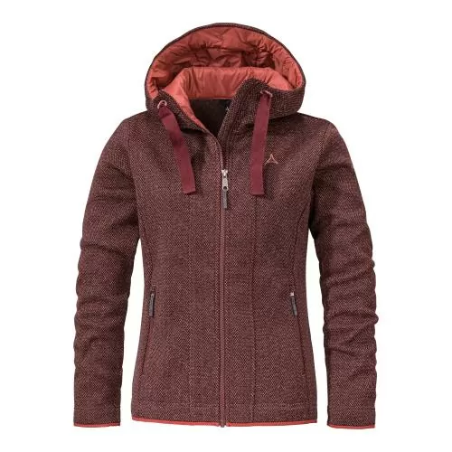 Schöffel Fleece Hoody Aurora L - red