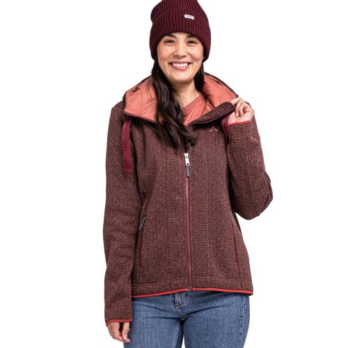 Preview: Schöffel Fleece Hoody Aurora L - red
