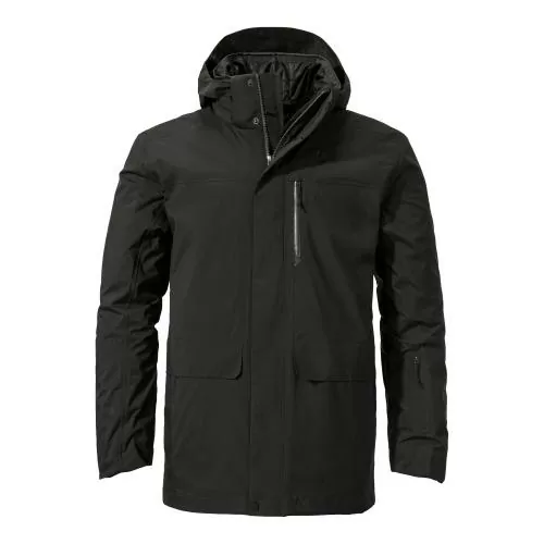 Schöffel 3in1 Parka Barth M - schwarz