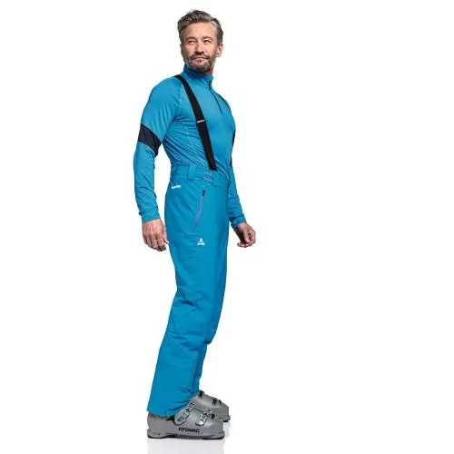 Schöffel Latz-/ Trägerhose Ski Pants Weissach M - blue