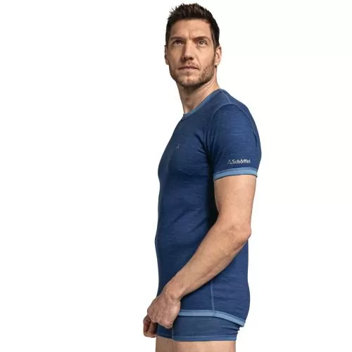 Schöffel Shirts Merino Sport Shirt 1/2 Arm M - blau