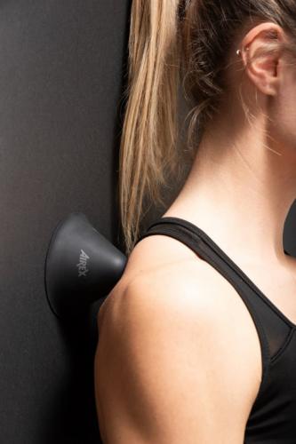Preview: Airex HEARTBEAT Trigger Point Massage Tool - schwarz, 90x60 mm