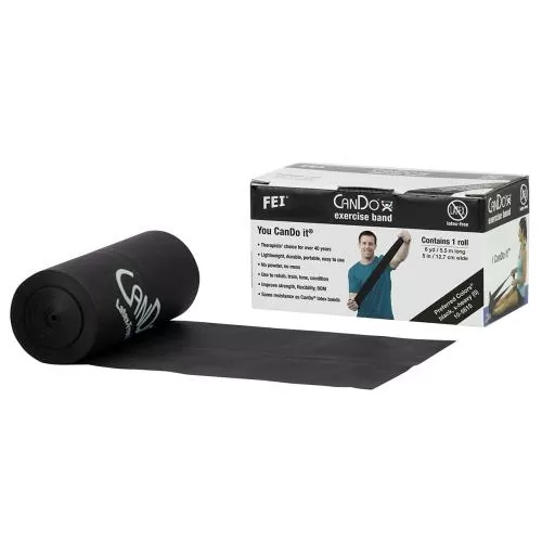 CanDo CanDo® latex-free exercise band - schwarz, x-heavy 550cm