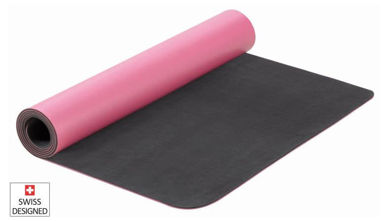 Preview: Airex Yoga mat Yoga ECO GRIP - pink 610x 1830x 4 mm