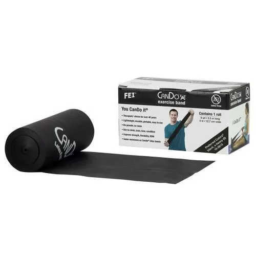 CanDo CanDo® latex-free exercise band - black, x-heavy 550cm