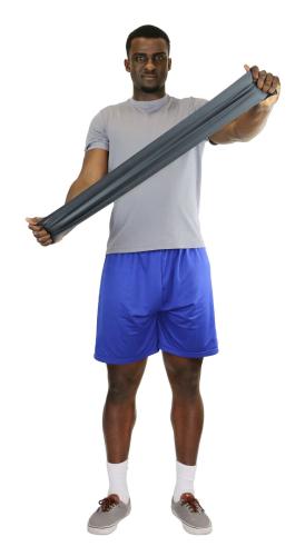 Preview: CanDo CanDo® latex-free exercise band - black, x-heavy 550cm