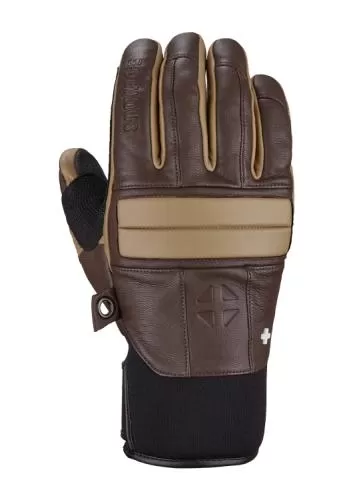 Snowlife Classic Leather Glove - camel/tan