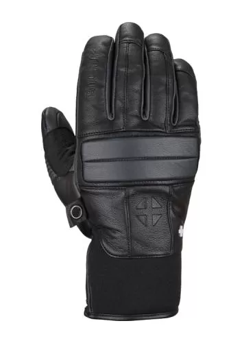 Snowlife Classic Leather Glove - graphite/black