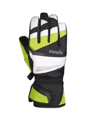 Snowlife Racer DT JR Glove - black/lime