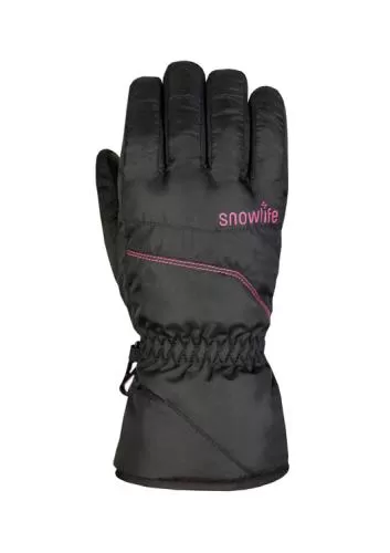 Snowlife JR Scratch Glove - black/pink