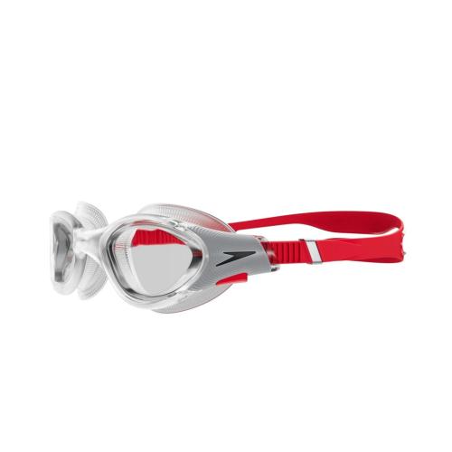 Preview: Speedo Biofuse 2.0 Goggles Adults - Fed Red/Silver/Cl